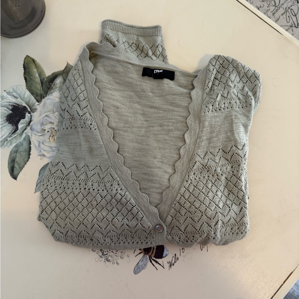 Frye Olive Knit Cardigan - Picture 4 of 4